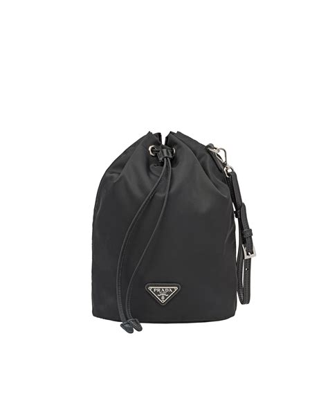 prada black nylon flat pouch|Prada nylon off shoulder top.